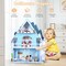 Wooden Dollhouse 3-Story Pretend Playset with Furniture and Doll Gift